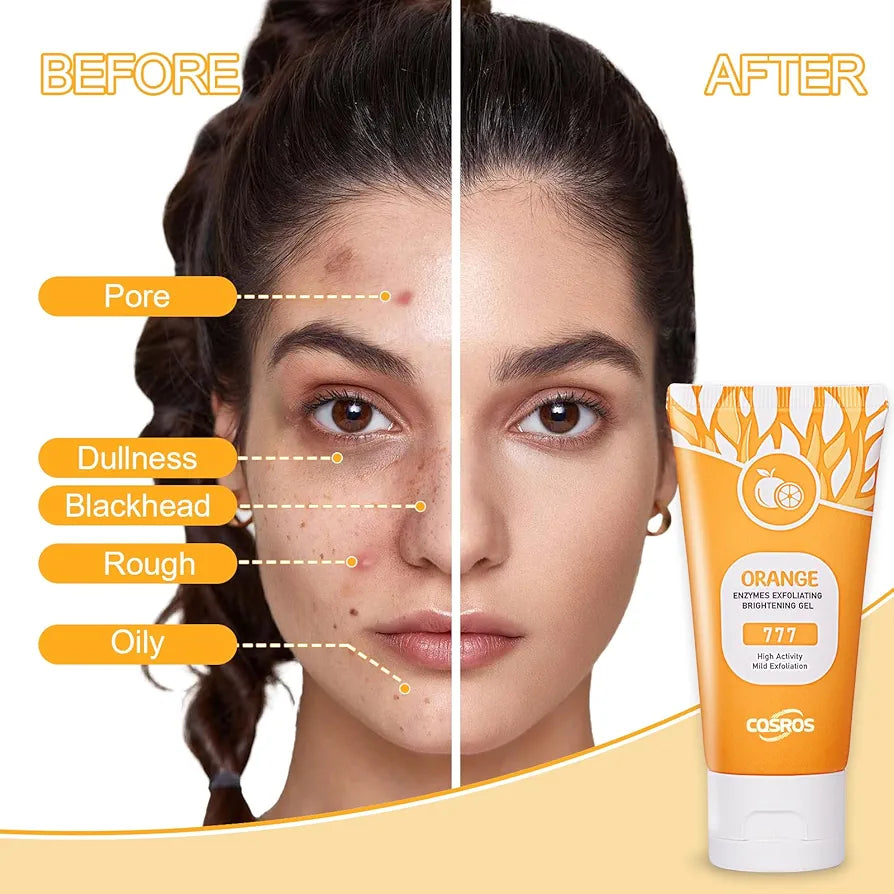 Orange Exfoliating Facial Scrub Gel