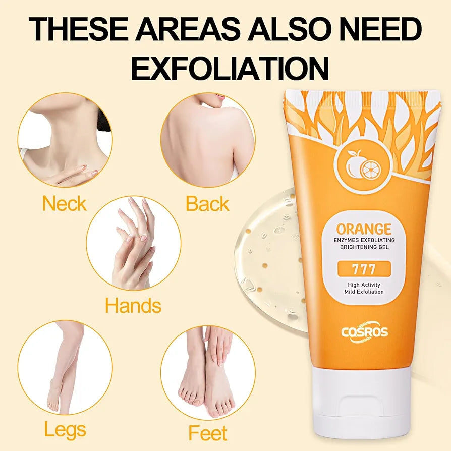 Orange Exfoliating Facial Scrub Gel