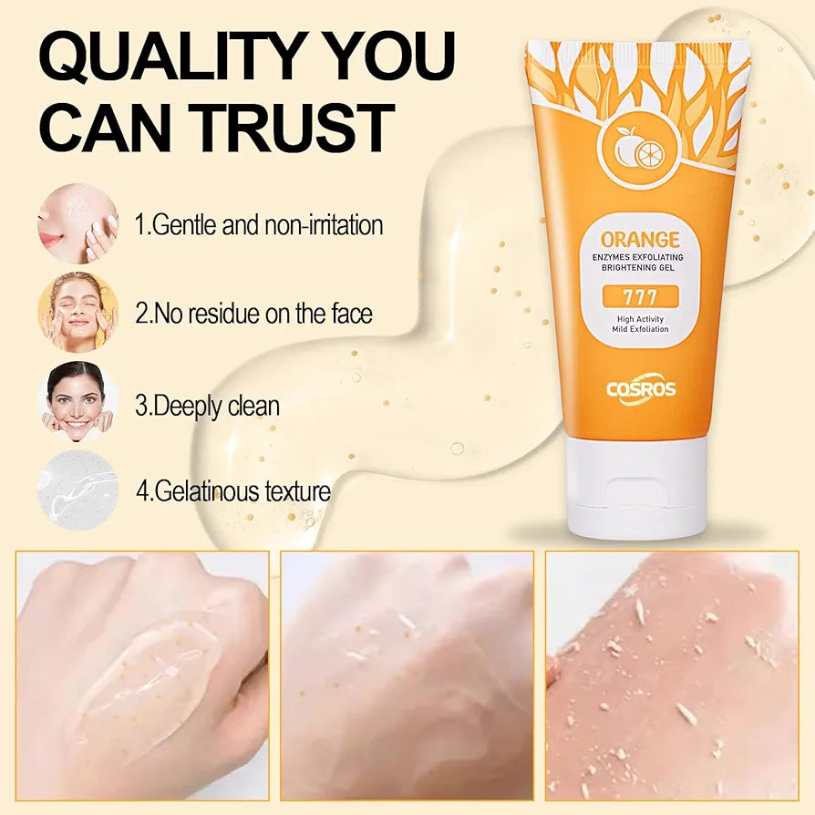 Orange Exfoliating Facial Scrub Gel